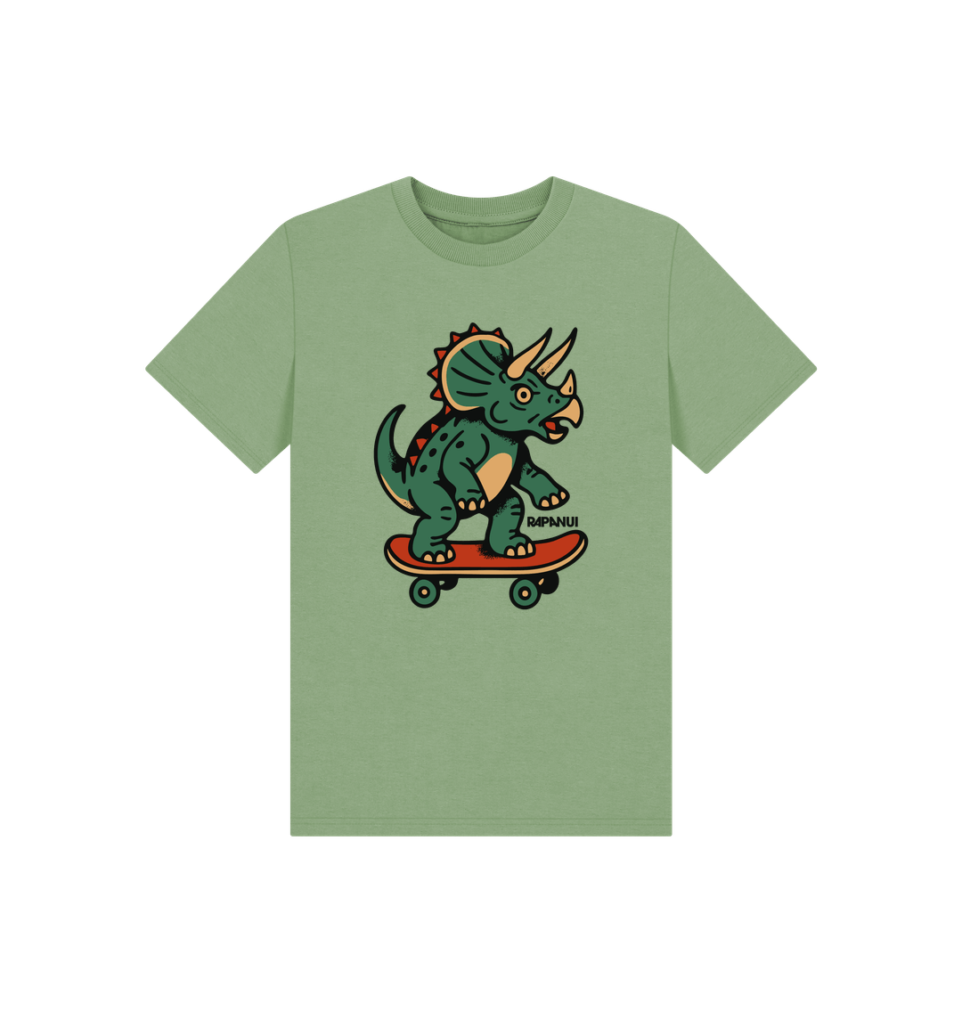 Sage Printed Kids T-Shirt Front