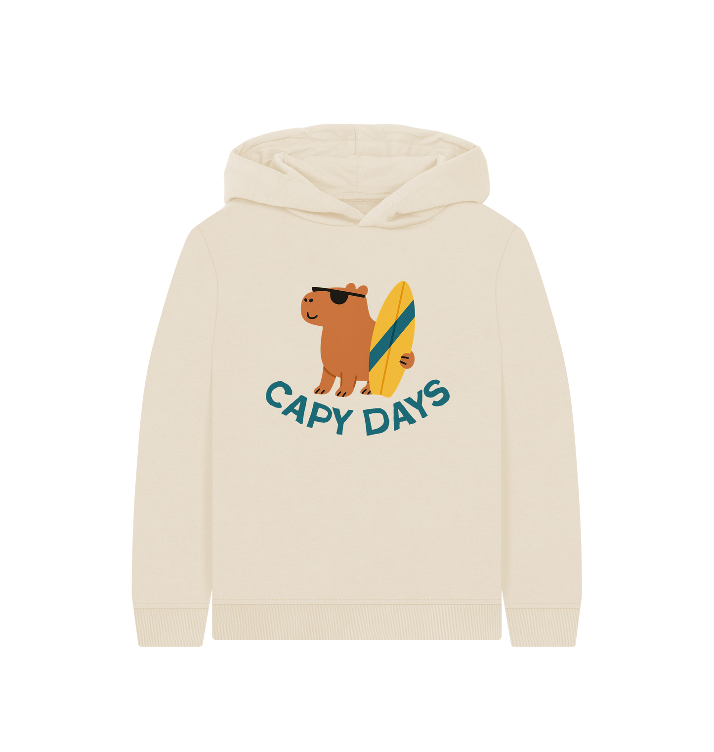 Oat Printed Kids Hoodie Front