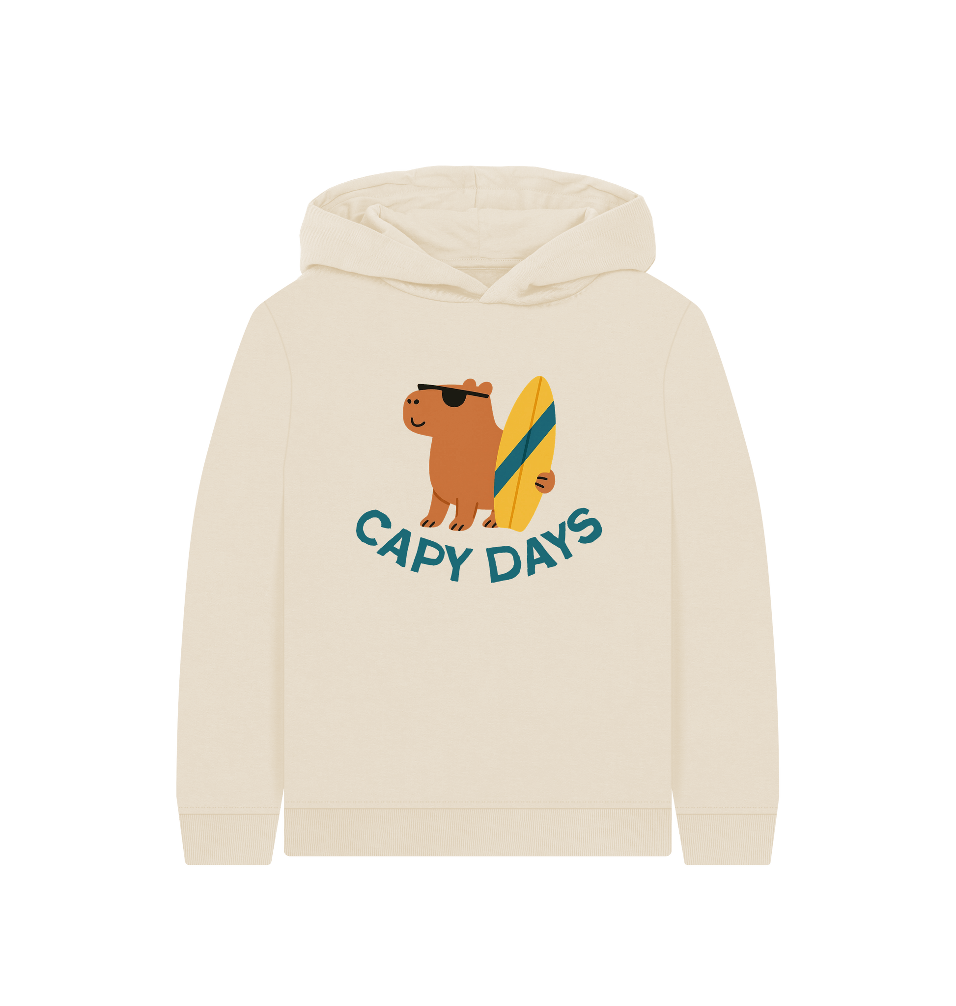 Oat Printed Kids Hoodie Front