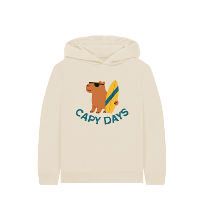 Oat Printed Kids Hoodie Front