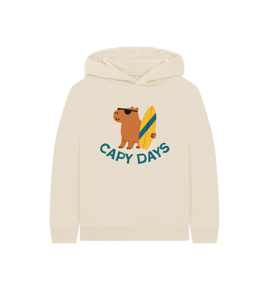 Oat Printed Kids Hoodie Front