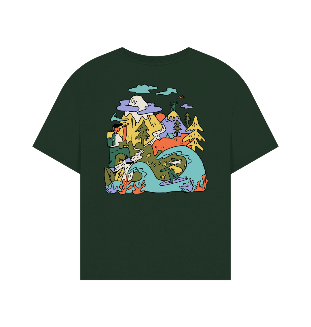 Evergreen Printed T-shirt Back