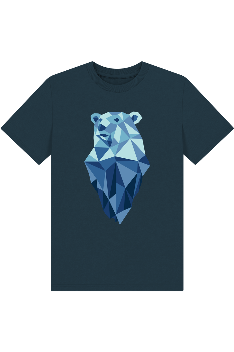 Denim Blue Printed Kids T-Shirt