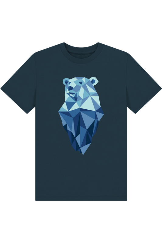 Denim Blue Printed Kids T-Shirt