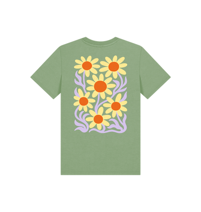 Sage Printed Kids T-Shirt Back