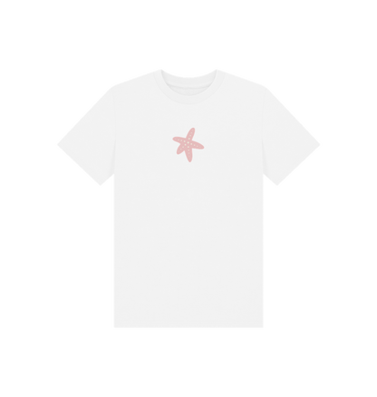 White Printed Kids T-Shirt