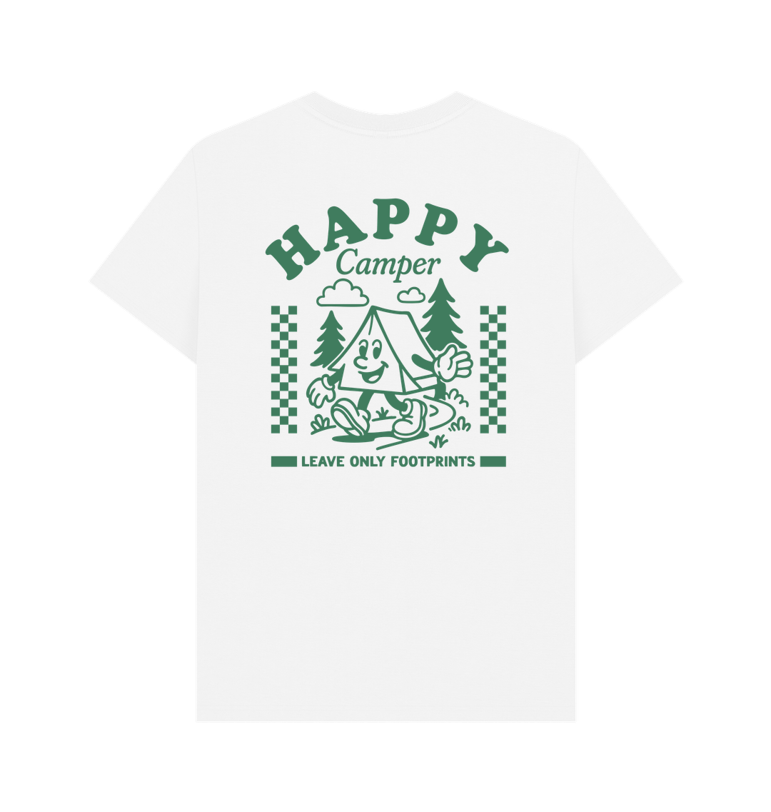 White Printed T-shirt Back