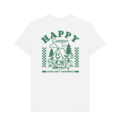 White Printed T-shirt Back