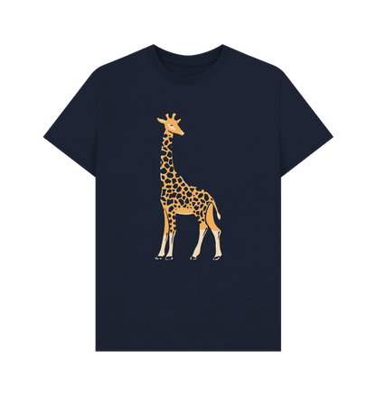 Navy Blue Printed T-shirt