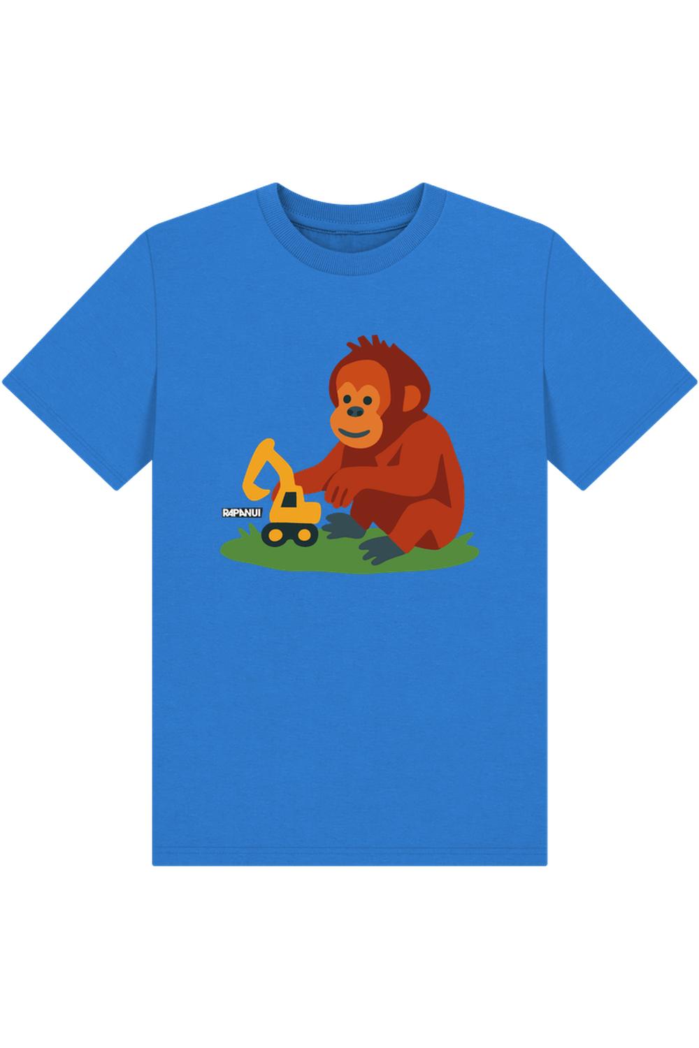 Bright Blue Printed Kids T-Shirt