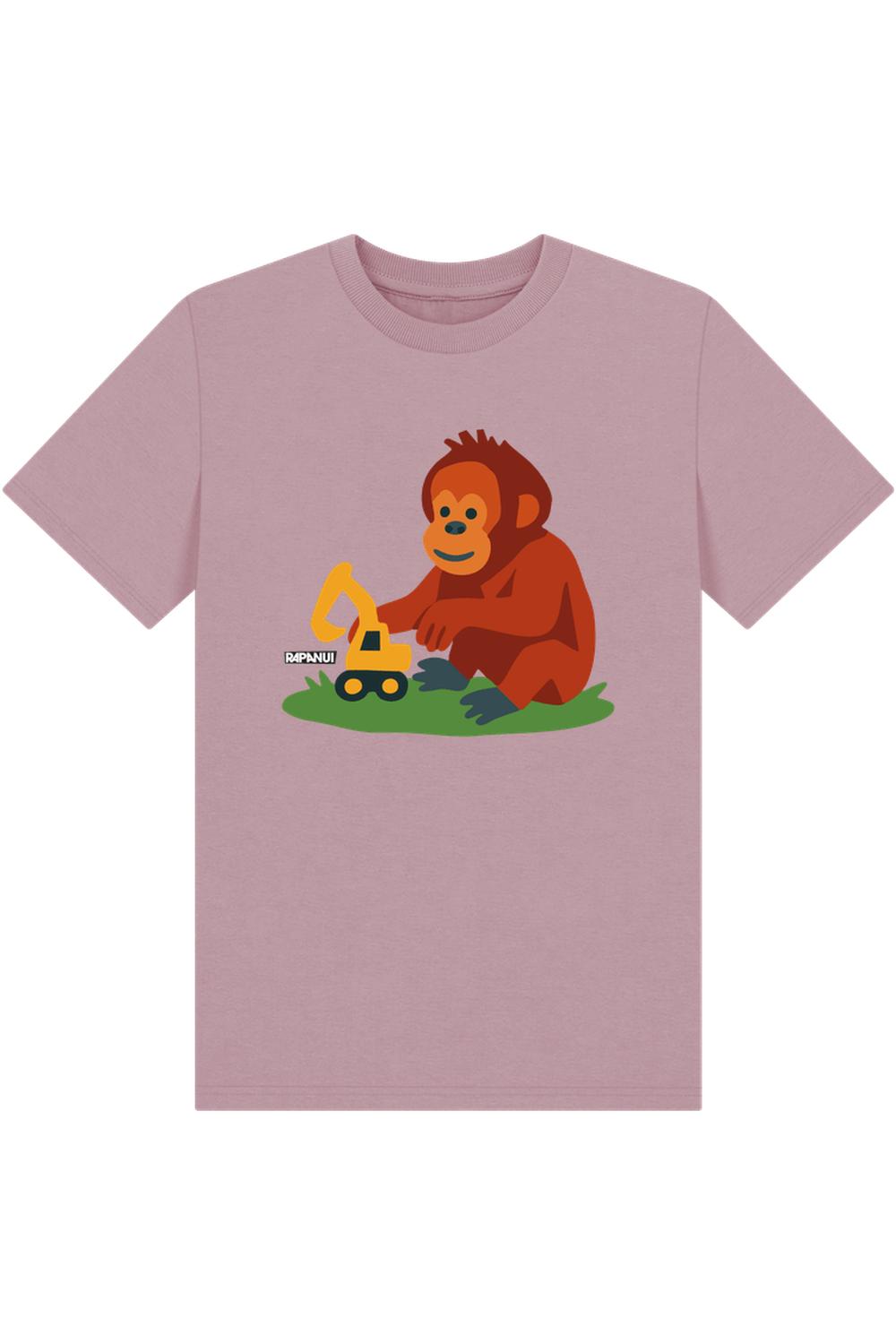 Mauve Printed Kids T-Shirt