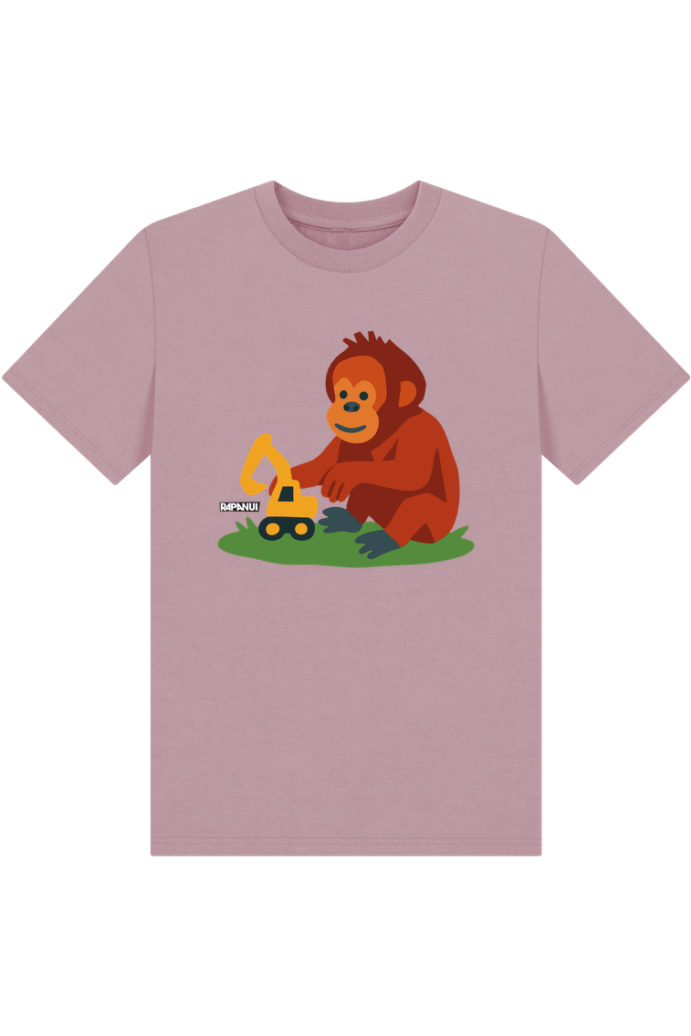 Mauve Printed Kids T-Shirt