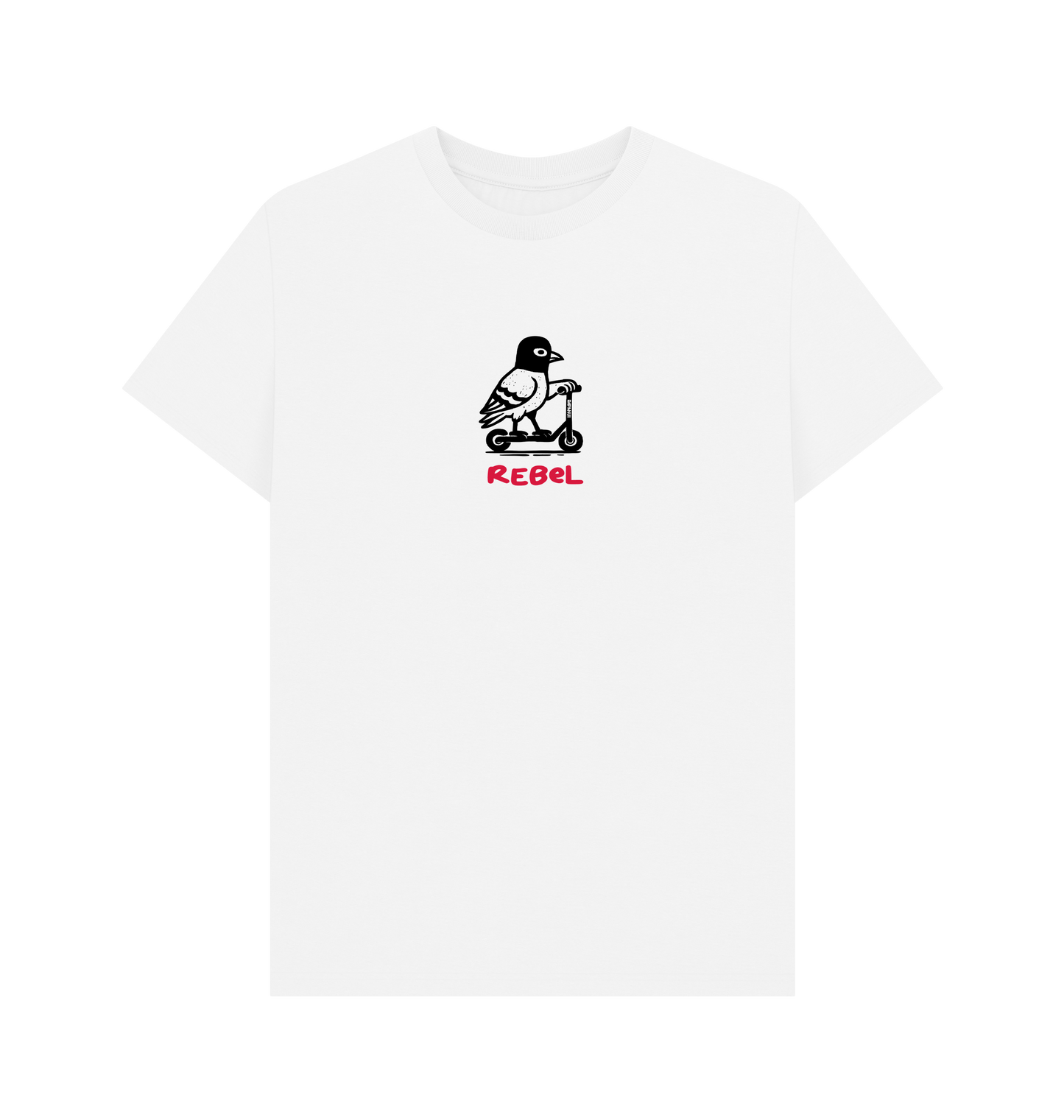 White Printed T-shirt Front
