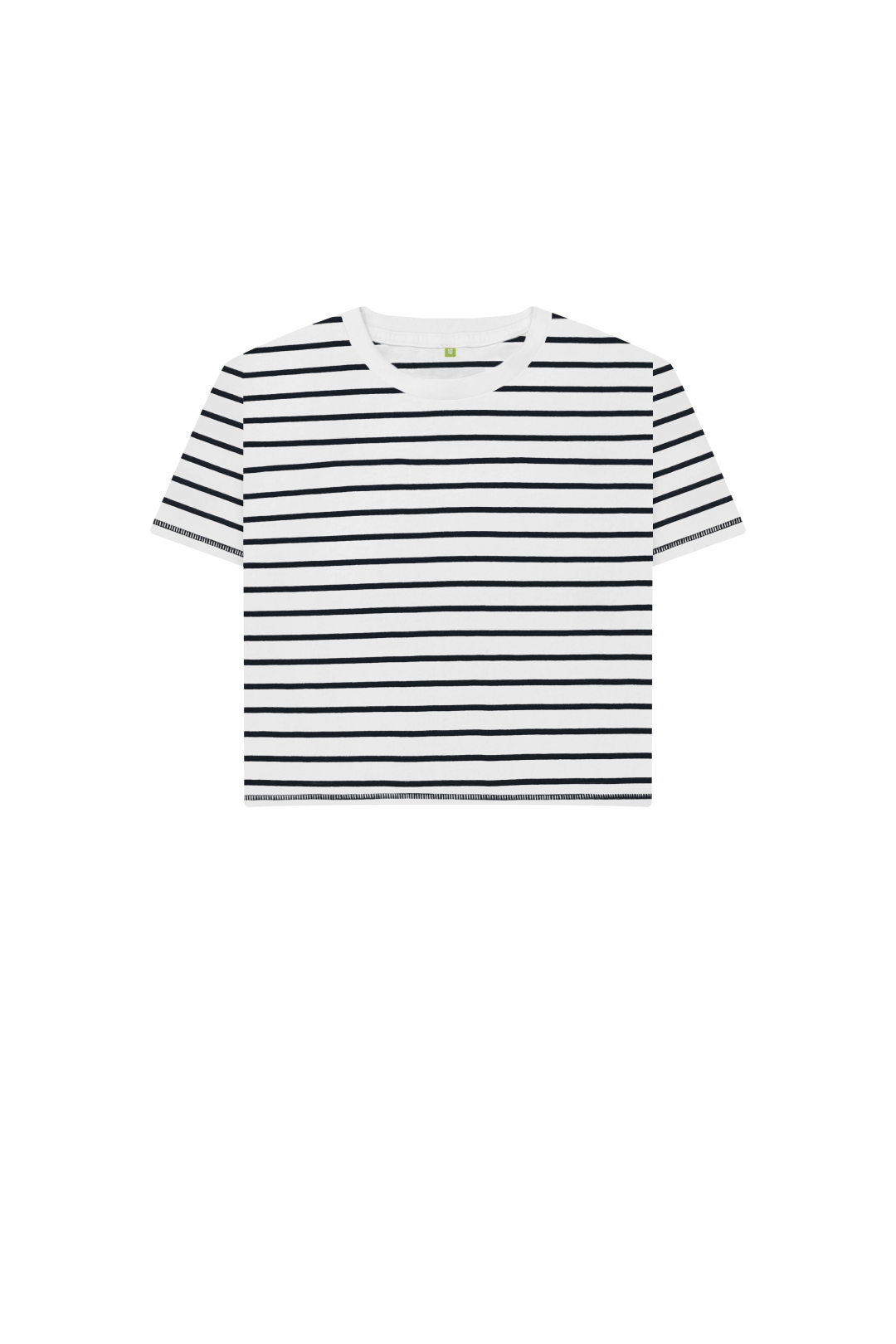 Navy Stripes Printed T-shirt
