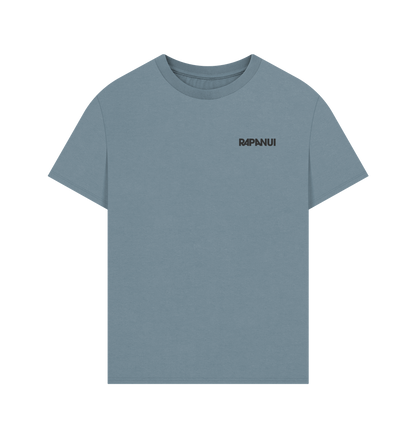 Stone Blue Printed T-shirt