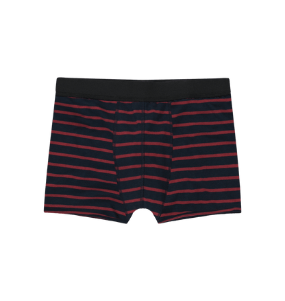 Red Stripes Boxer Trunks Front