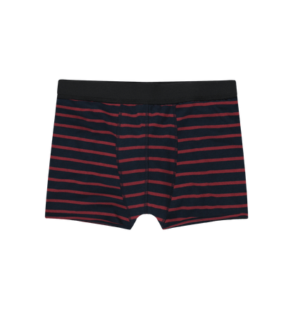Red Stripes Boxer Trunks Front