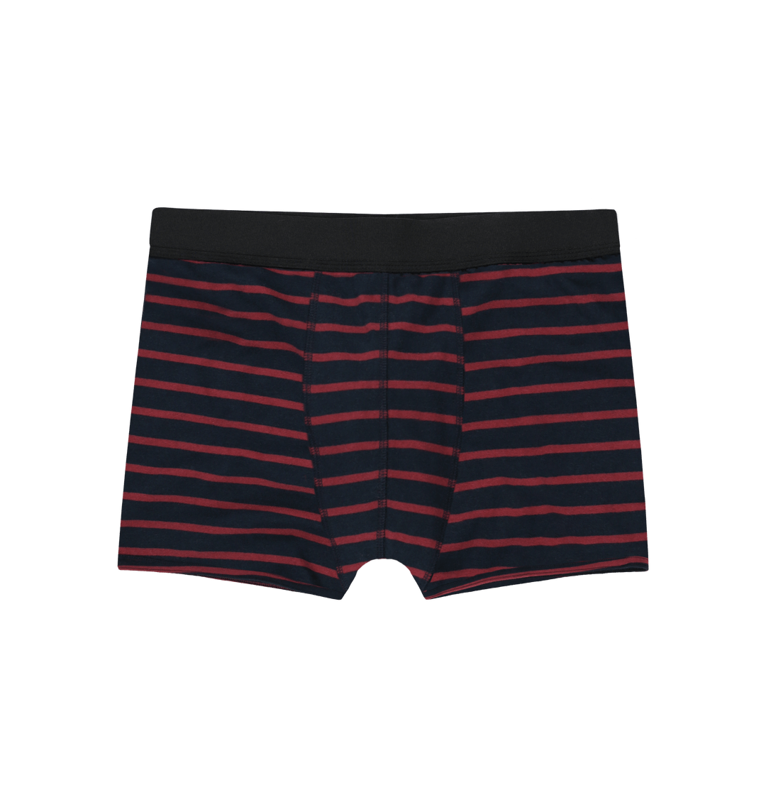 Red Stripes Boxer Trunks Front