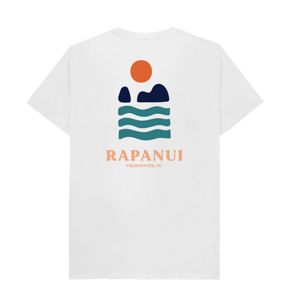 White Printed T-shirt Back