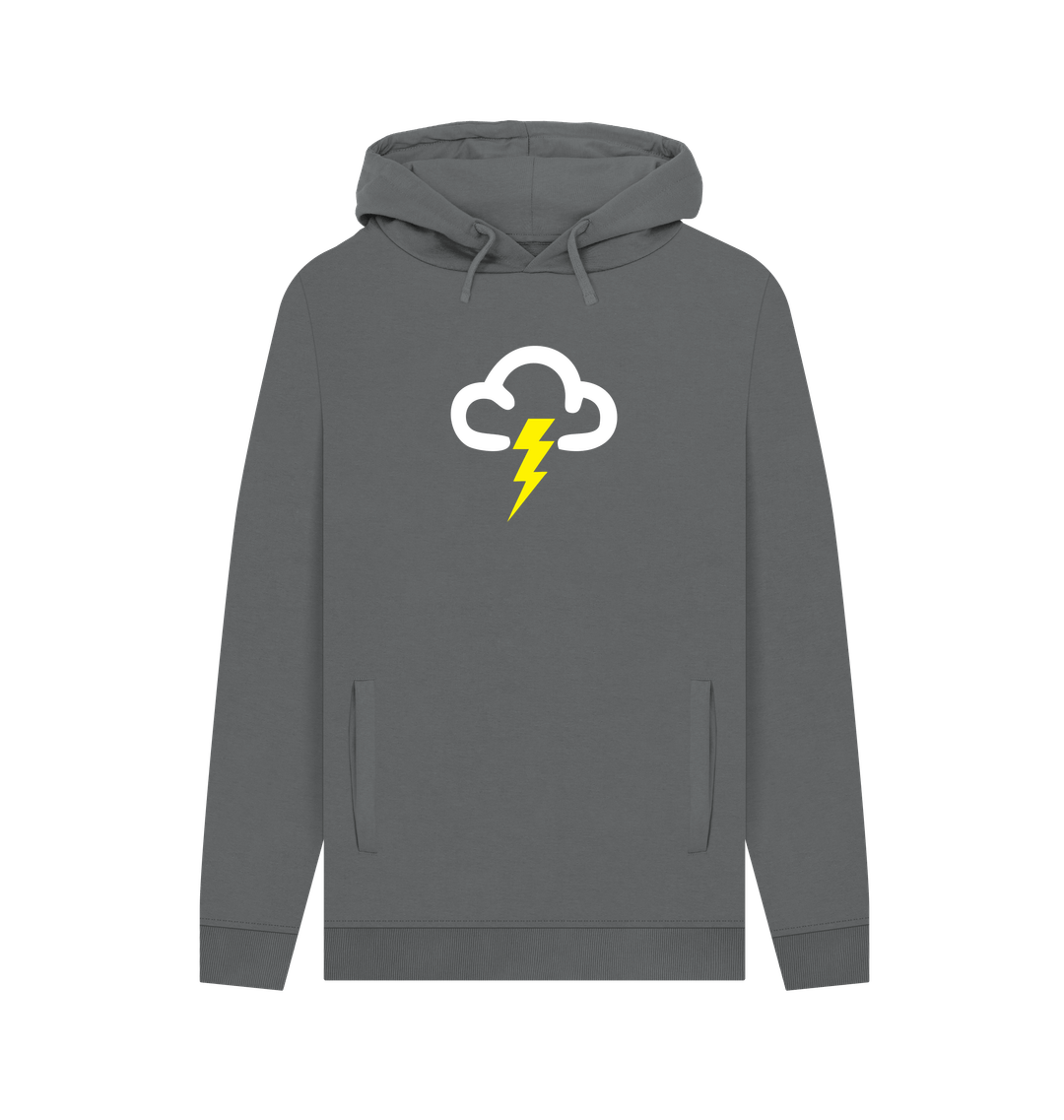 Slate Grey Printed Hoody Front