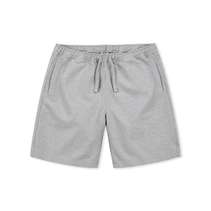 Athletic Grey Printed Mens Shorts Front