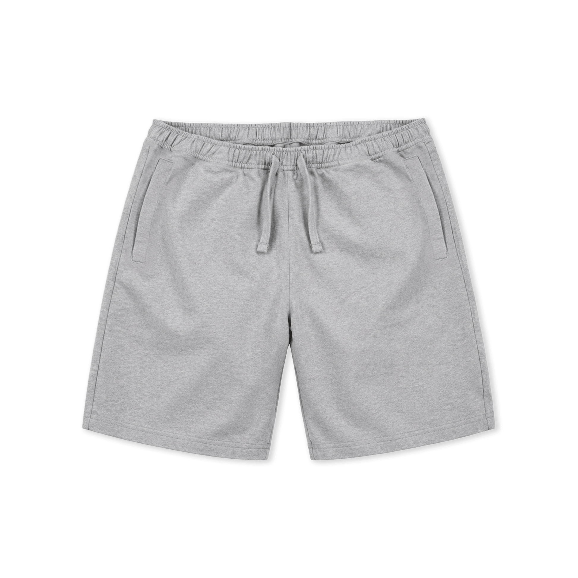 Athletic Grey Printed Mens Shorts Front