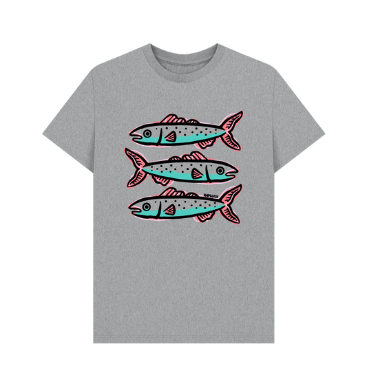 Athletic Grey Printed T-shirt