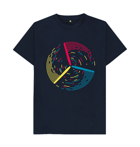 Navy Blue Printed T-shirt