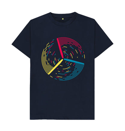 Navy Blue Printed T-shirt