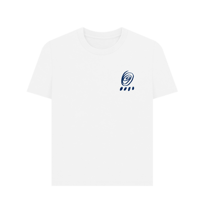 White Printed T-shirt Front