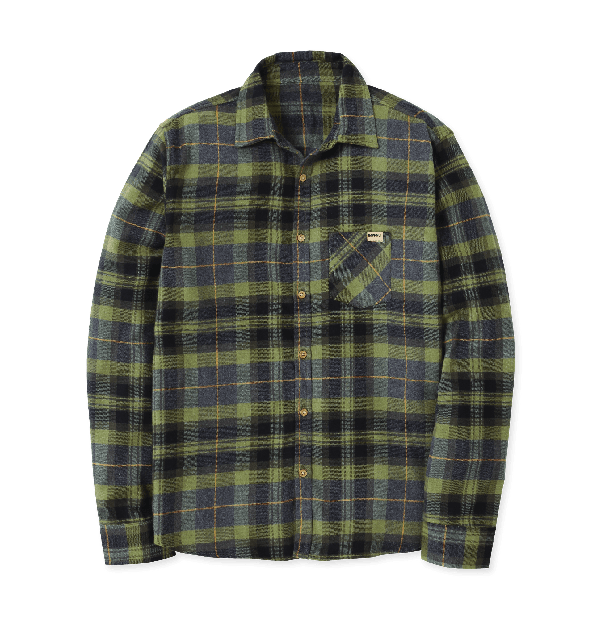 Khaki Check Shirts & Tops Front