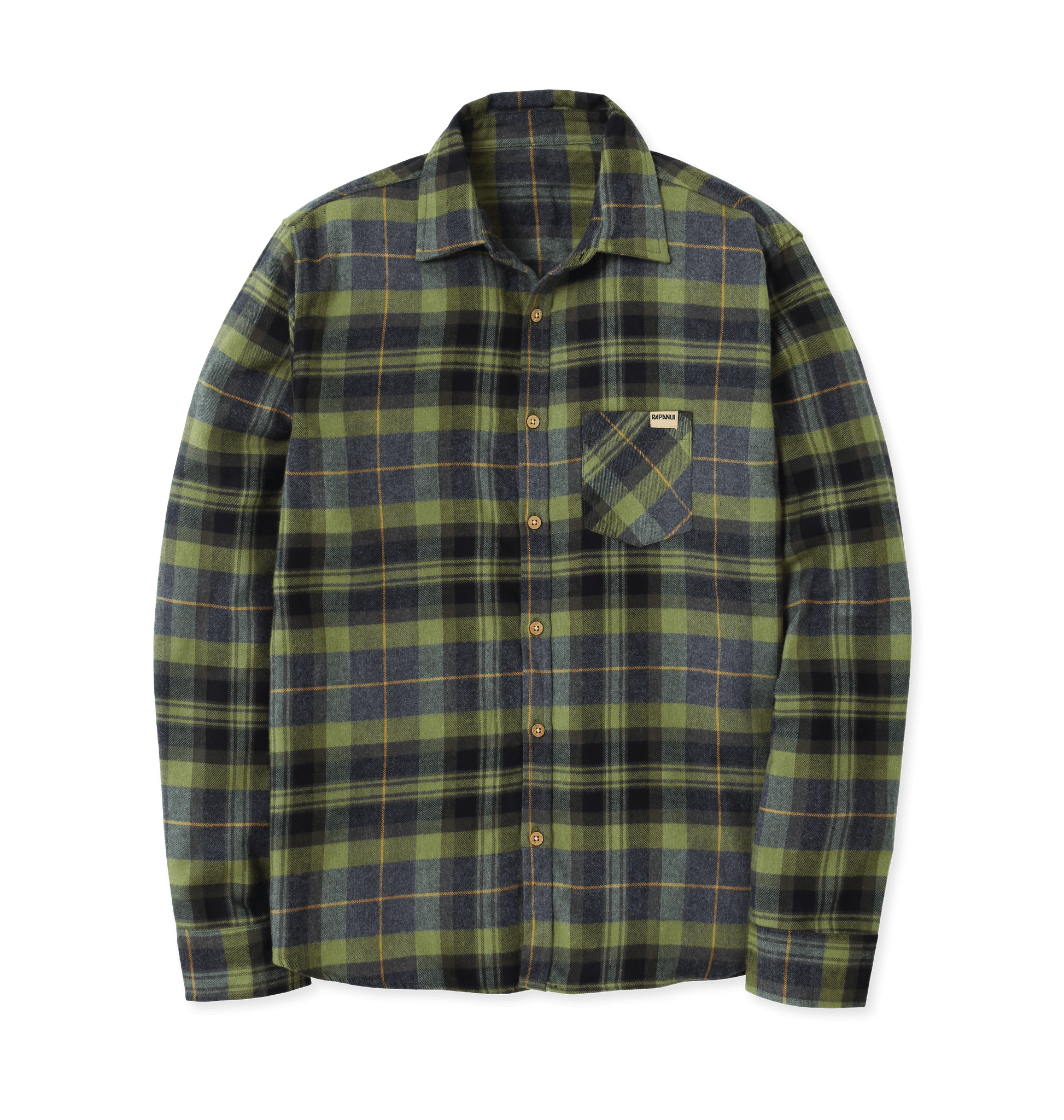 Khaki Check Shirts & Tops Front