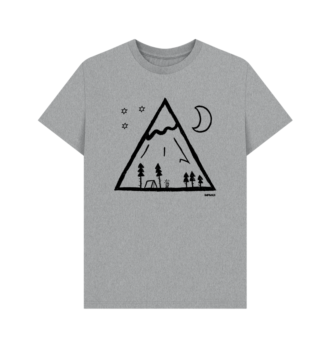Athletic Grey Printed T-shirt Front
