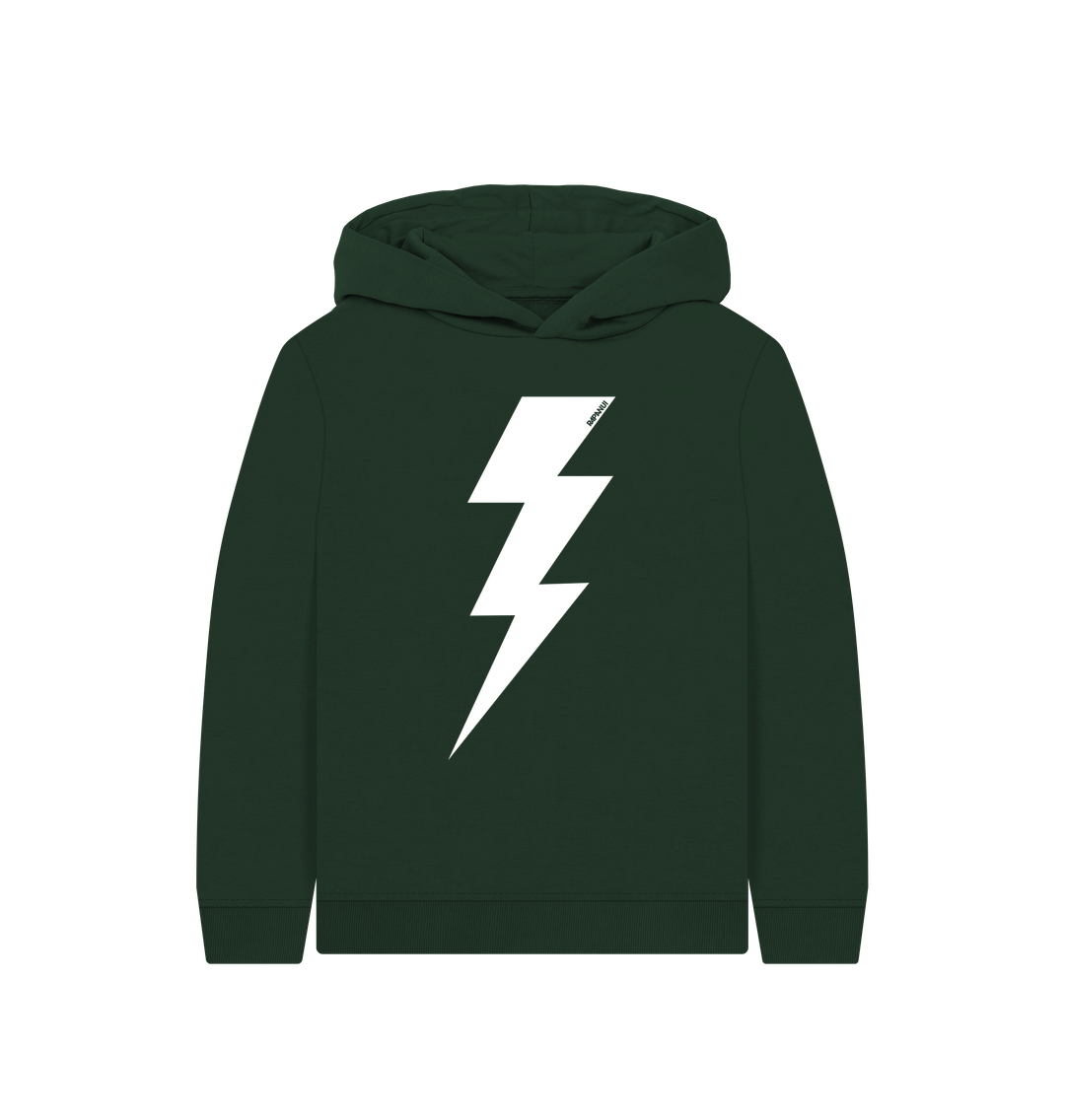 Evergreen Printed Kids Hoodie Front