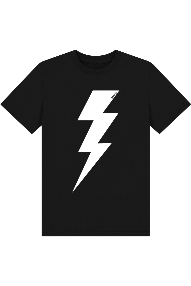 Black Printed Kids T-Shirt