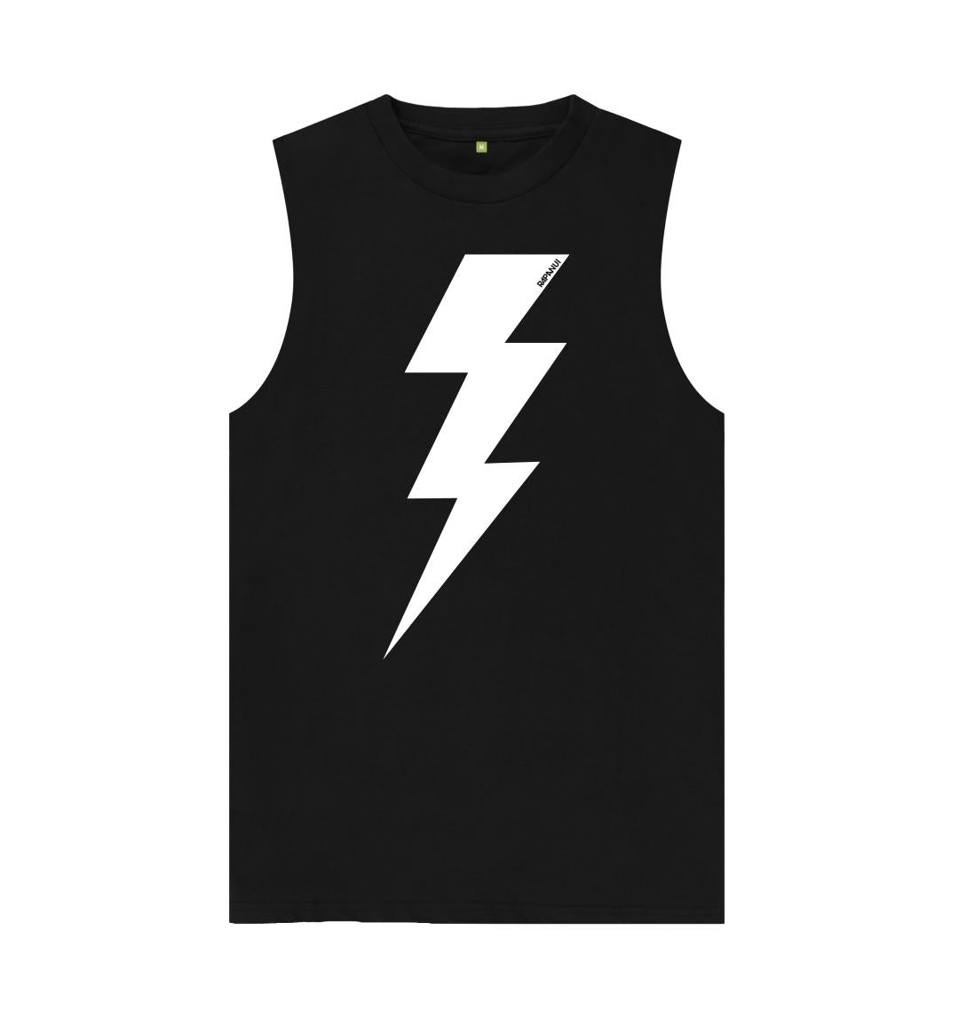 Black Printed Vest Top