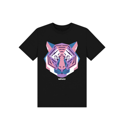 Black Printed Kids T-Shirt