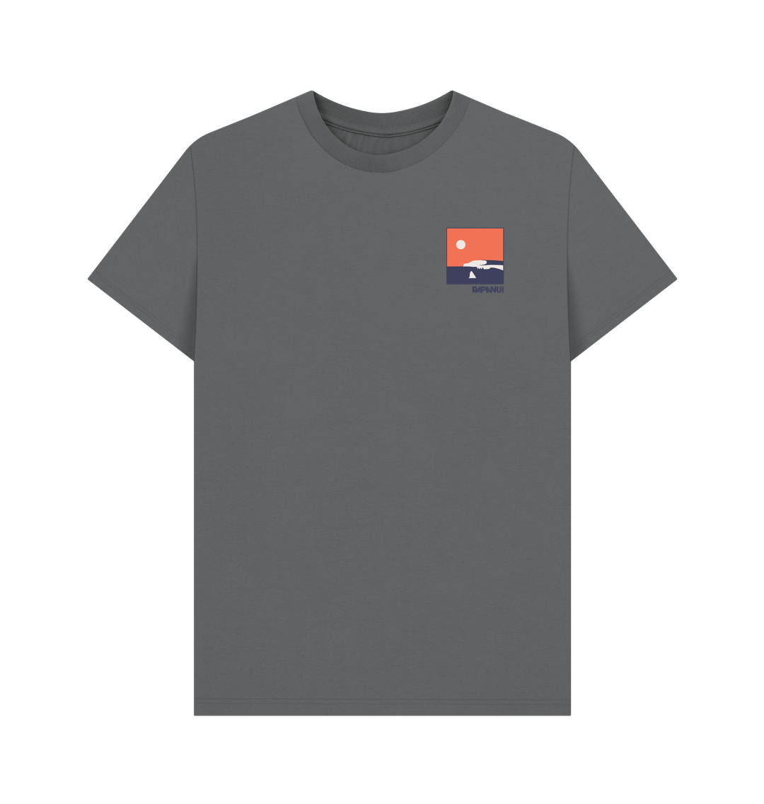 Slate Grey Printed T-shirt Front