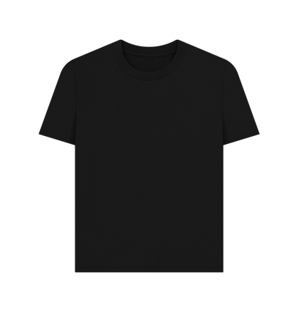 Black Printed T-shirt Front