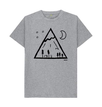 Athletic Grey Printed T-shirt