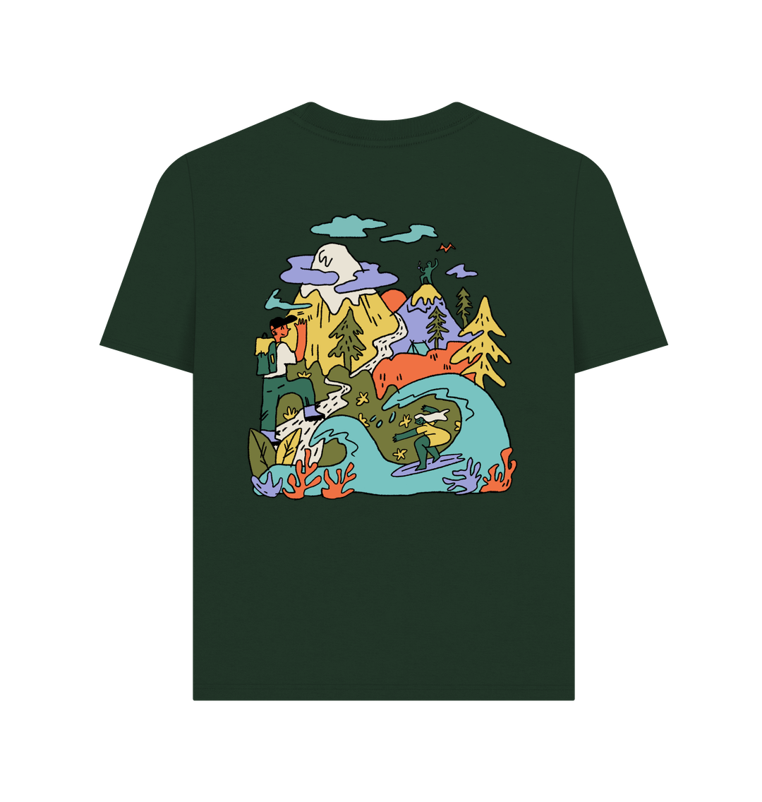 Evergreen Printed T-shirt Back
