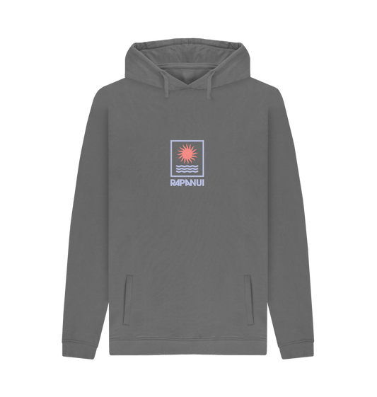 Slate Grey Printed Hoody