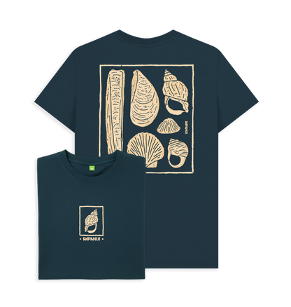 Denim Blue Printed T-shirt Front