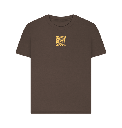 Chocolate Printed T-shirt Front