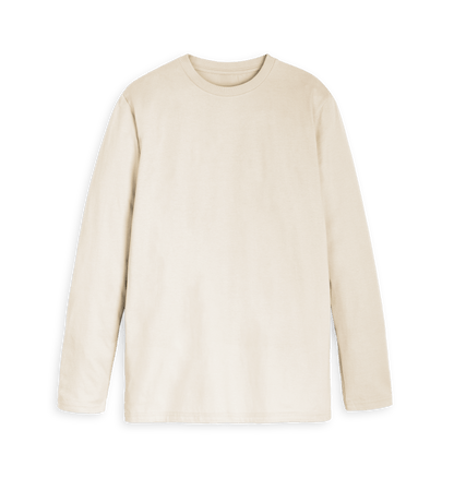Oat Printed Long Sleeve T Shirt Front