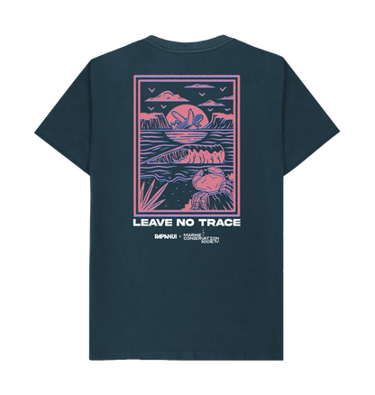 Denim Blue Printed T-shirt Back