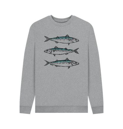 Light Heather Printed Sweater Front