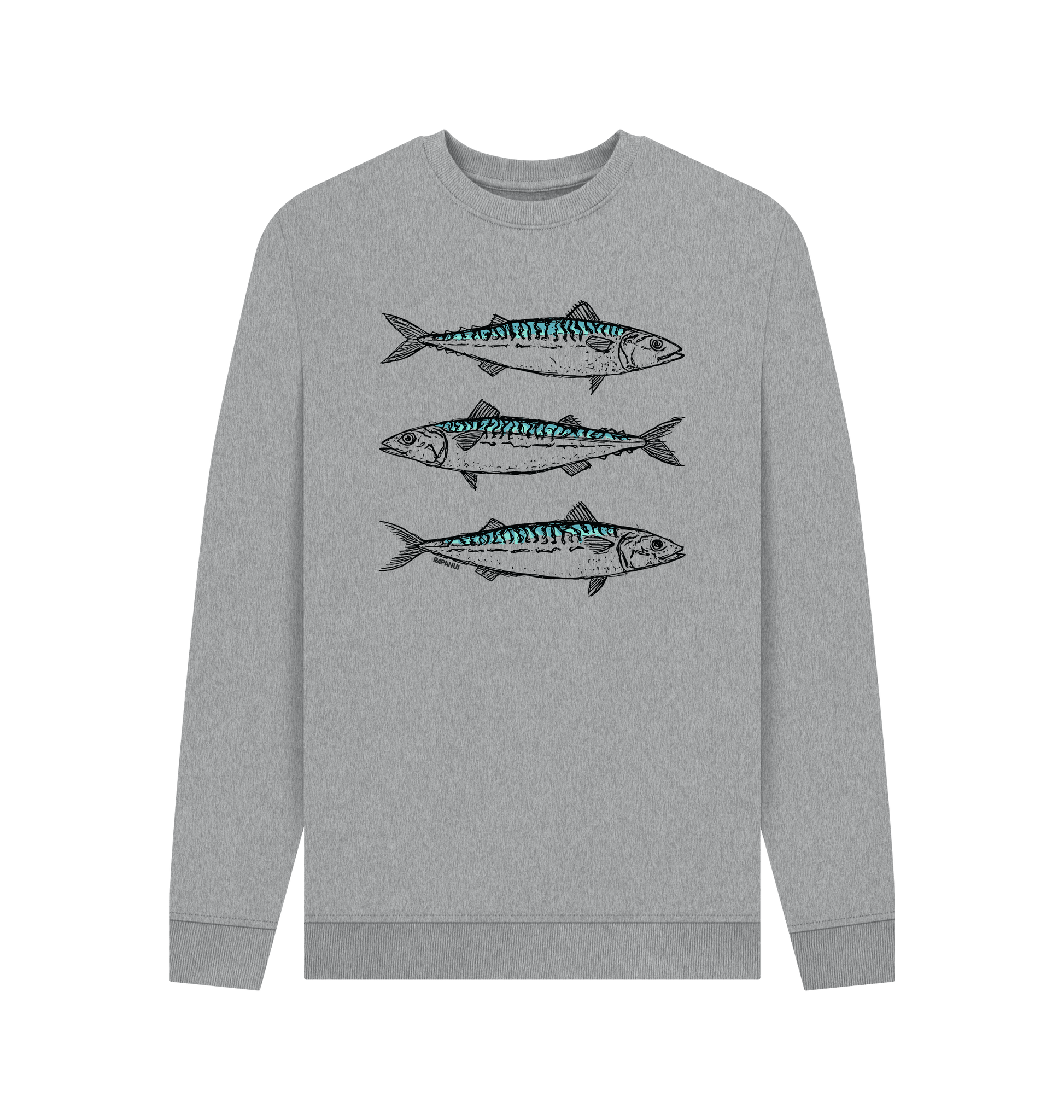 Light Heather Printed Sweater Front