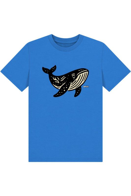 Bright Blue Printed Kids T-Shirt