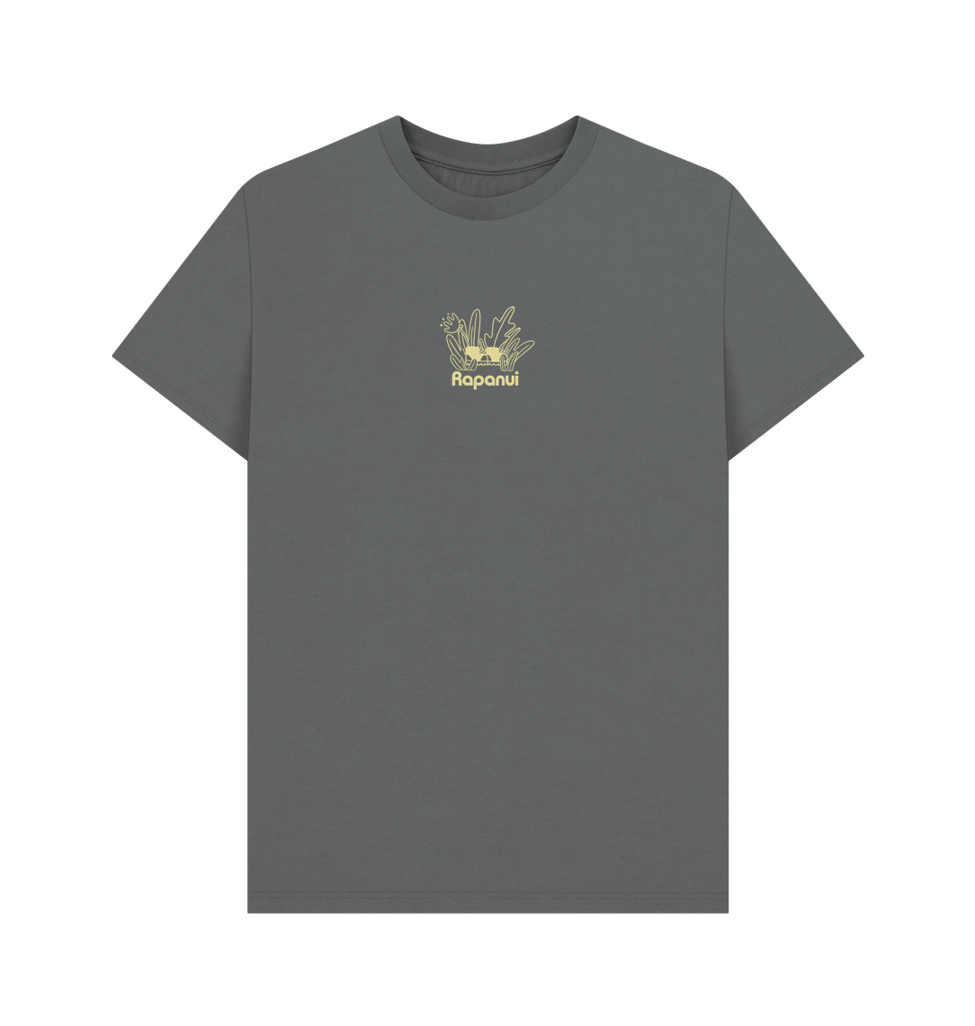 Slate Grey Printed T-shirt Front